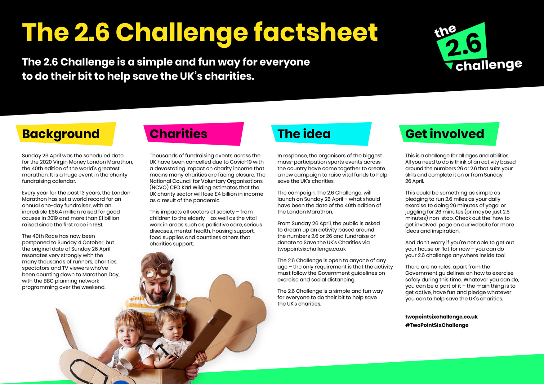 The 2.6 Challenge factsheet